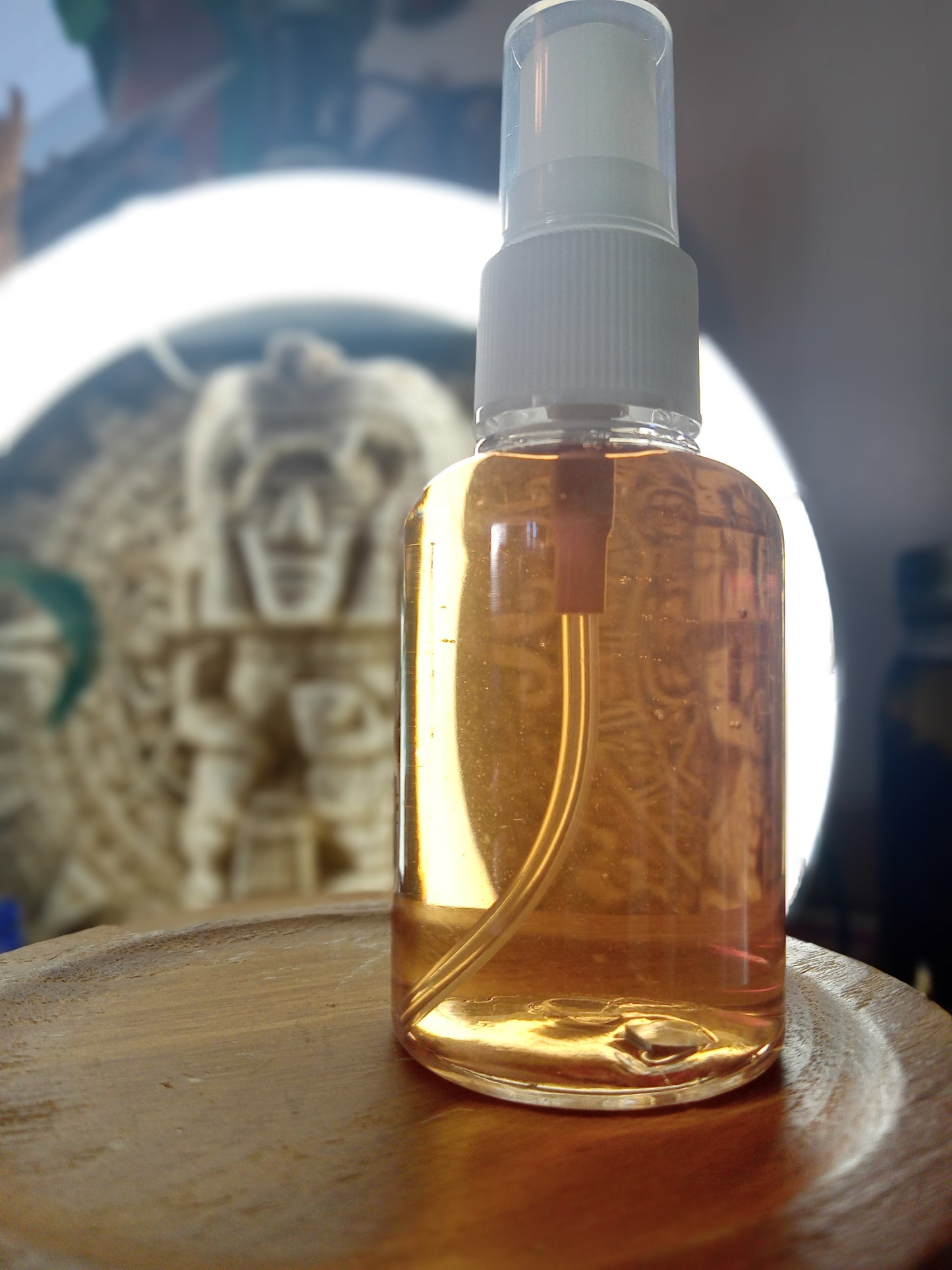 2 oz Rosemary, Hibiscus & Rose Hair Hydrosol & Sandalwood Comb