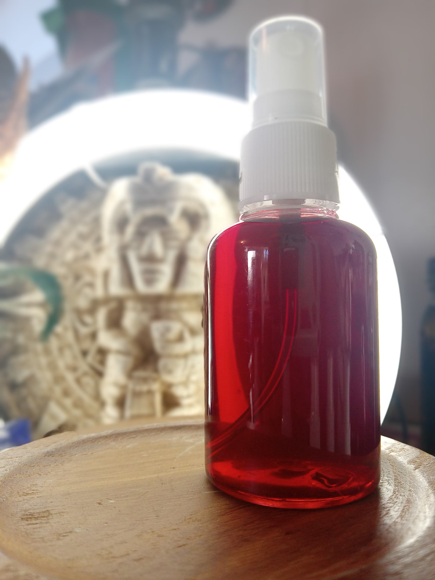 2 oz Rosemary, Hibiscus & Rose Hair Hydrosol & Sandalwood Comb