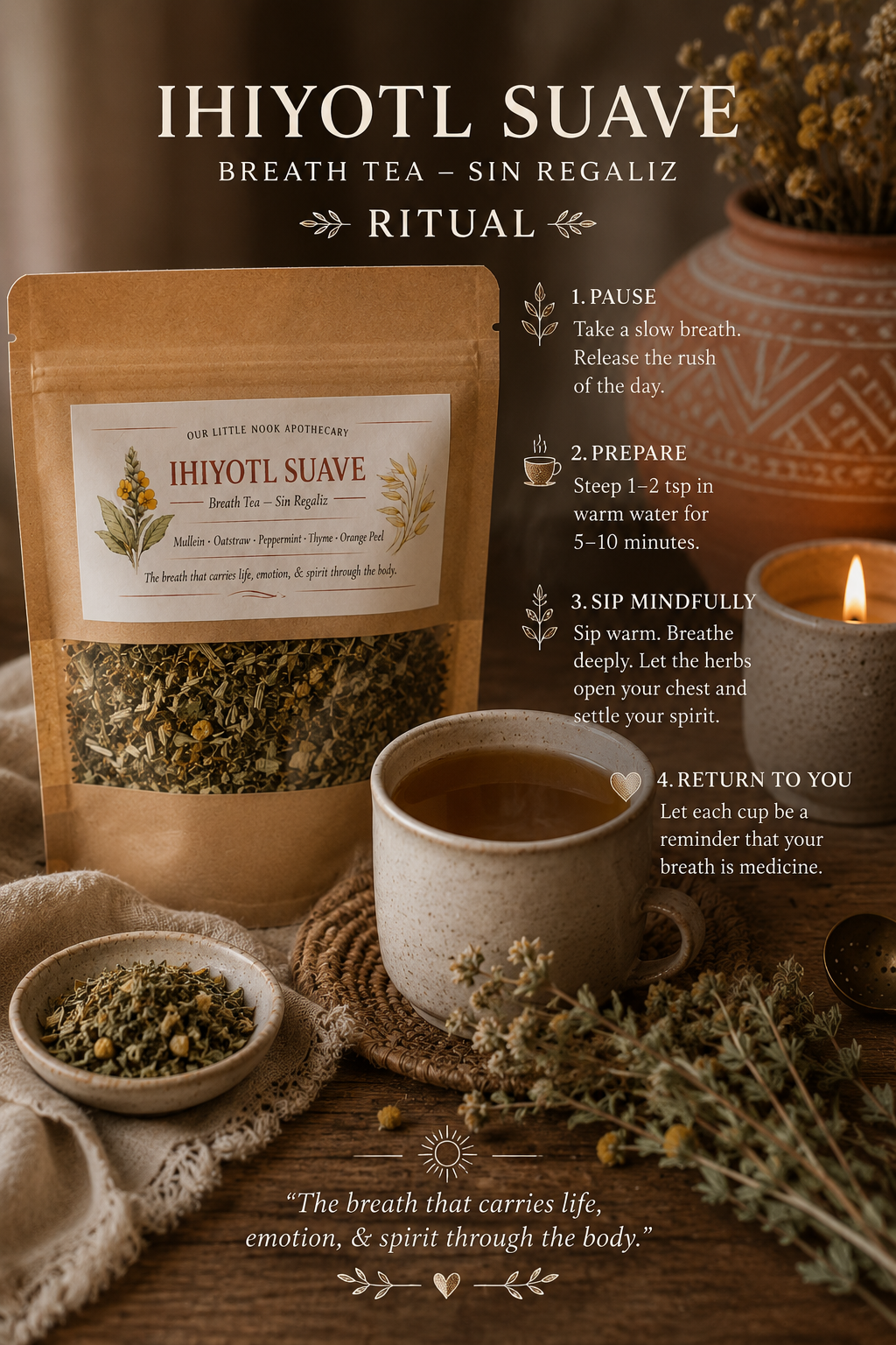 Ihíyotl Suave - Breath Tea / Sin Regaliz