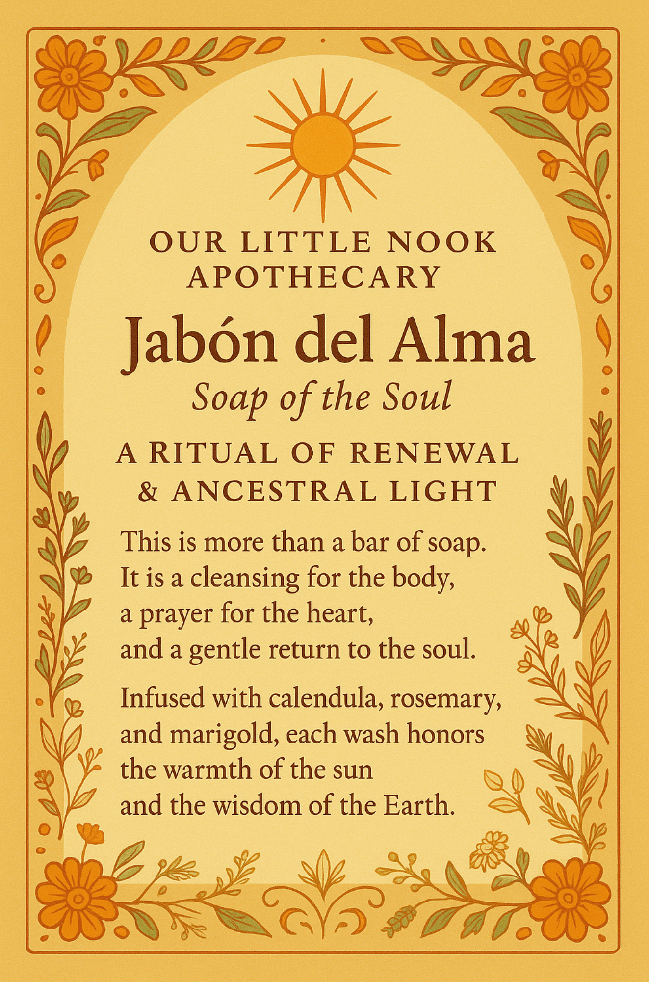 Jabón del Alma – Soap of the Soul