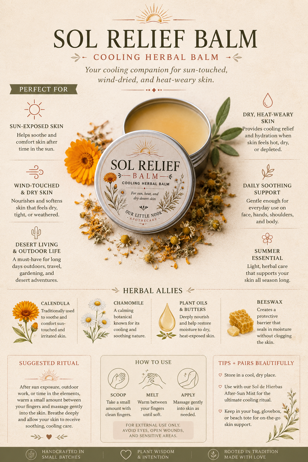 Desert Summer Care Pair | Sol Relief Balm + Bruma de Miel y Flor