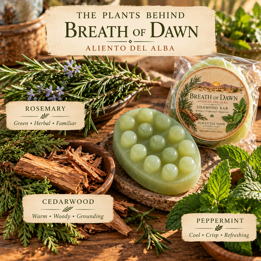 Breath of Dawn Shampoo Bar | Rosemary, Peppermint & Cedarwood