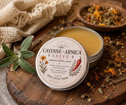 Cayenne + Arnica Salve - Warming Herbal Salve