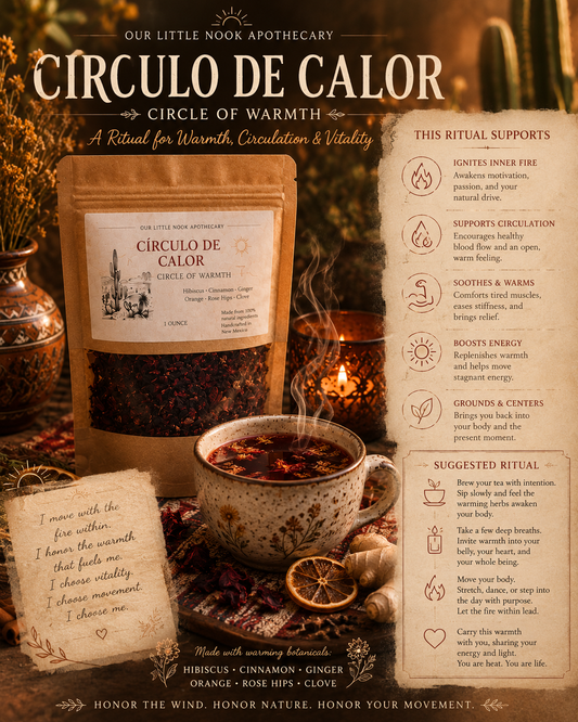 Círculo de Calor (Circle of Warmth) Tea Blend | South Wind Ritual Tea
