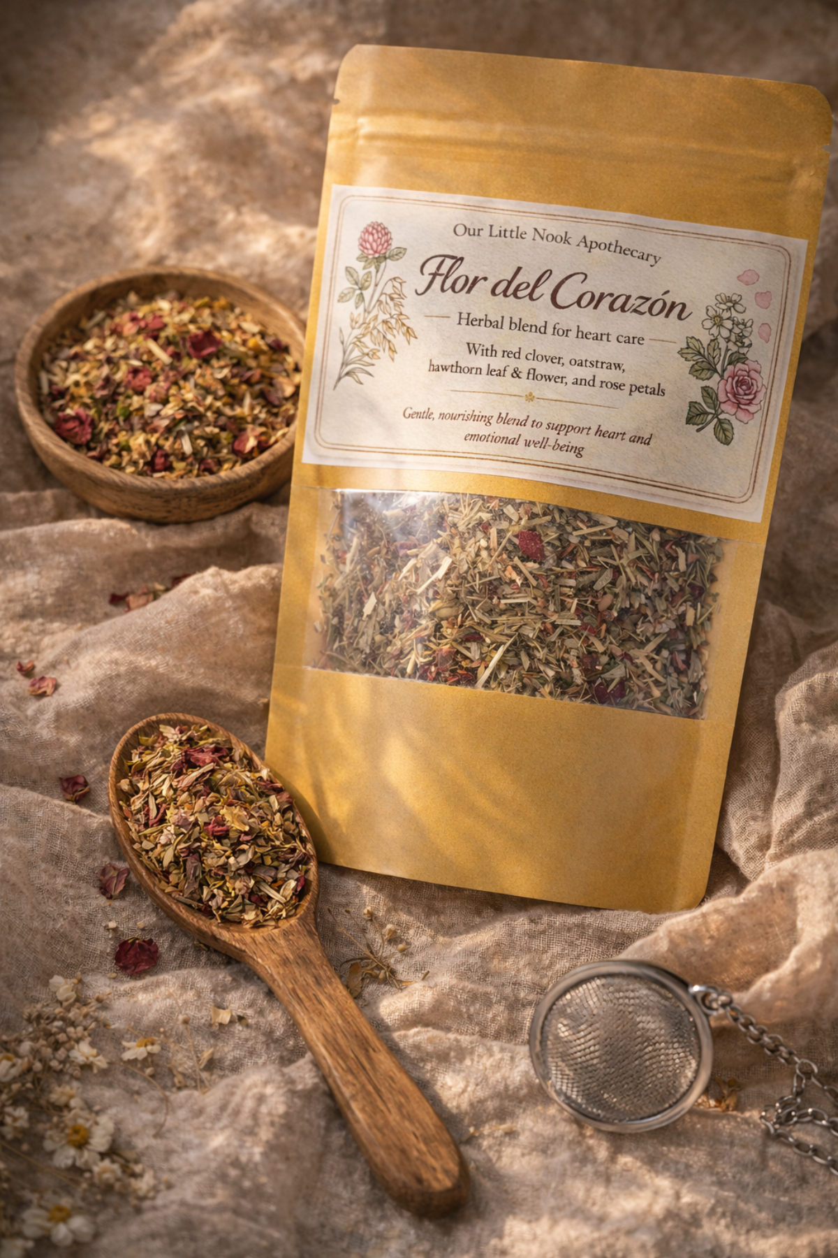 Flor del Corazón - Herbal Tea for Heart Care