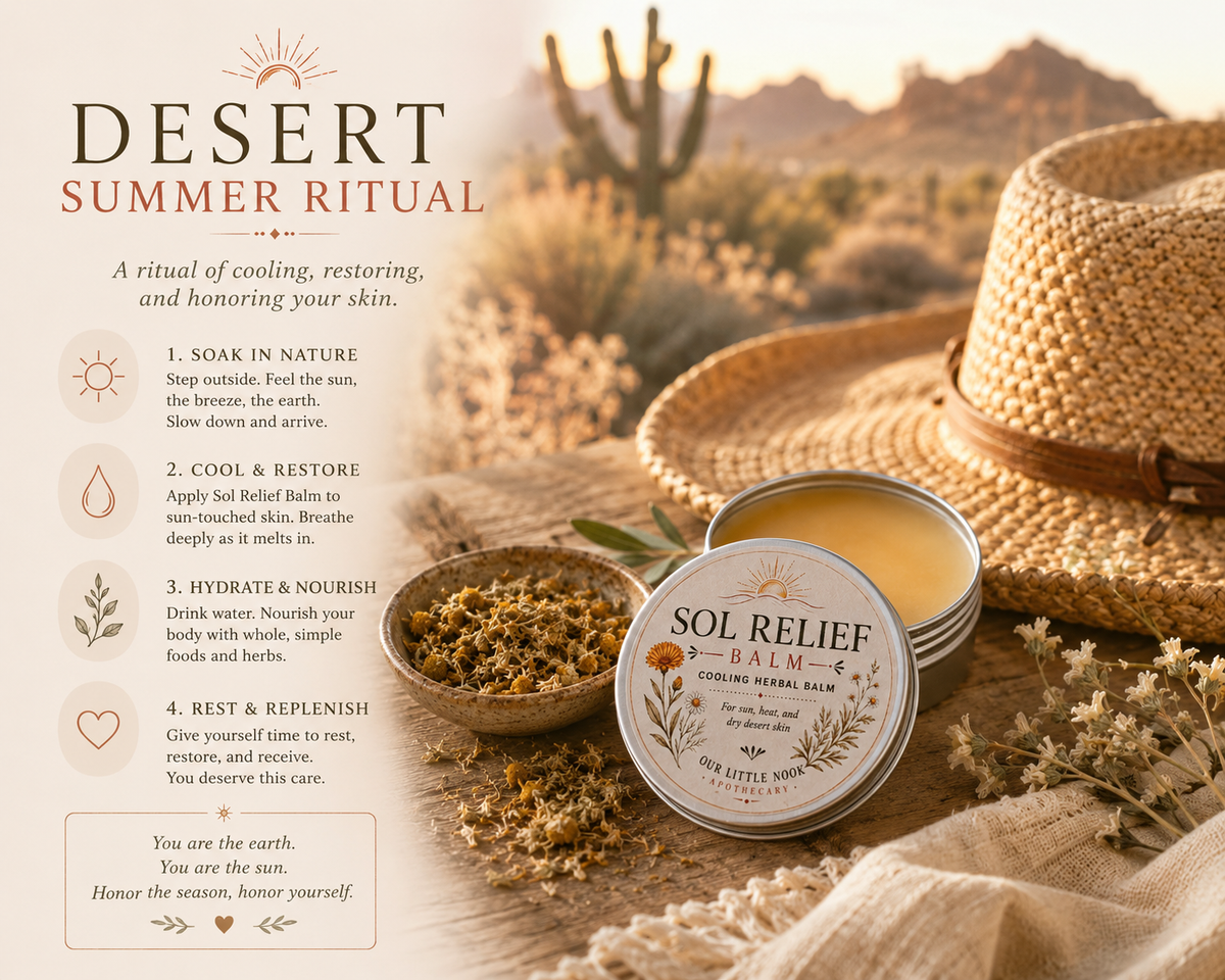 Desert Summer Care Pair | Sol Relief Balm + Bruma de Miel y Flor