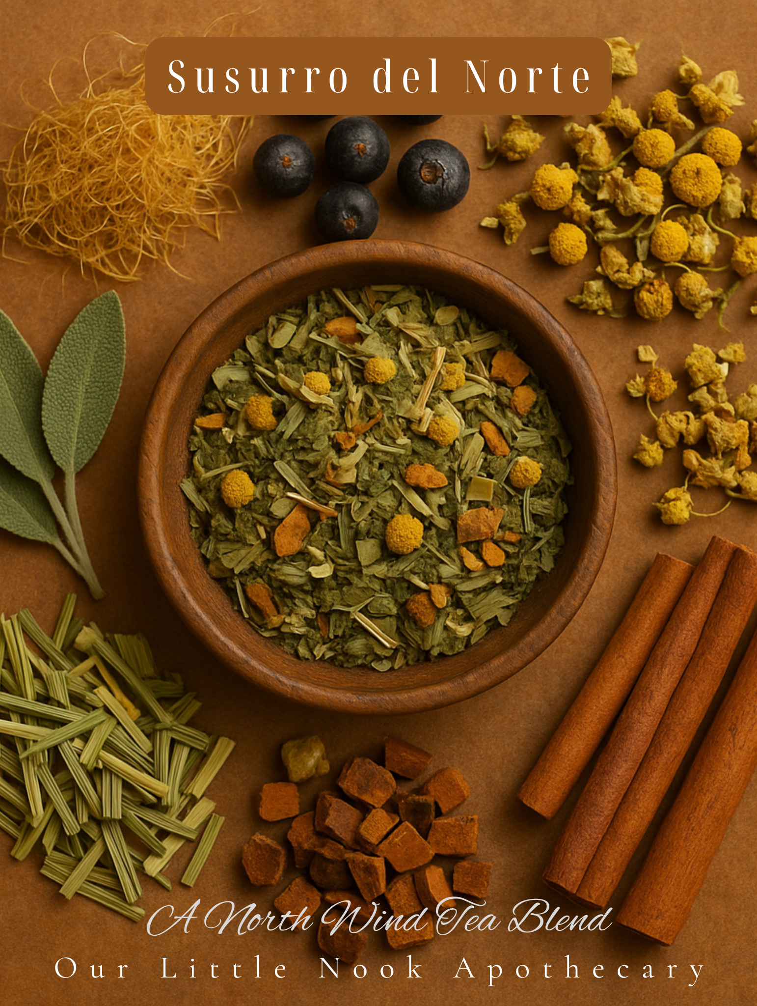 Susurro del Norte North Wind Tea Blend loose leaf